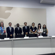 COP 30官方周邊會議「賦能青年、女性與原住民領袖在氣候、循環與能源的AI解方」主持人與分享者合影