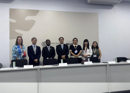 COP 30官方周邊會議「賦能青年、女性與原住民領袖在氣候、循環與能源的AI解方」主持人與分享者合影